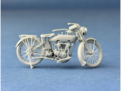 Us Model J Military Motorcycle 1916-1918 (3d-printed) - image 5