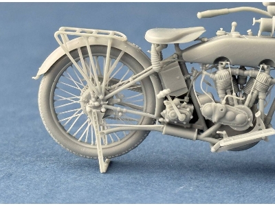 Us Model J Military Motorcycle 1916-1918 (3d-printed) - image 6