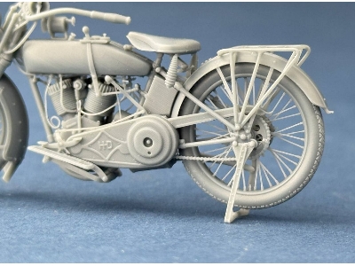 Us Model J Military Motorcycle 1916-1918 (3d-printed) - image 9