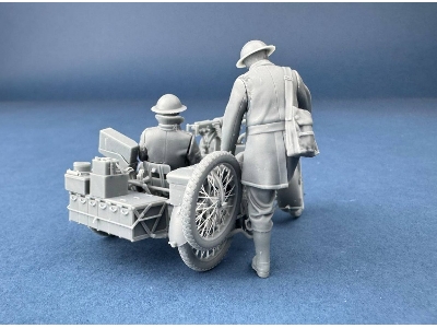 Machine Gun Corps Rider Starting The Motorcycle (3d-printed) - image 2