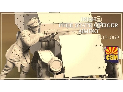 Irish Free State Officer Aiming (1 Figure / 3d-printed) - image 1