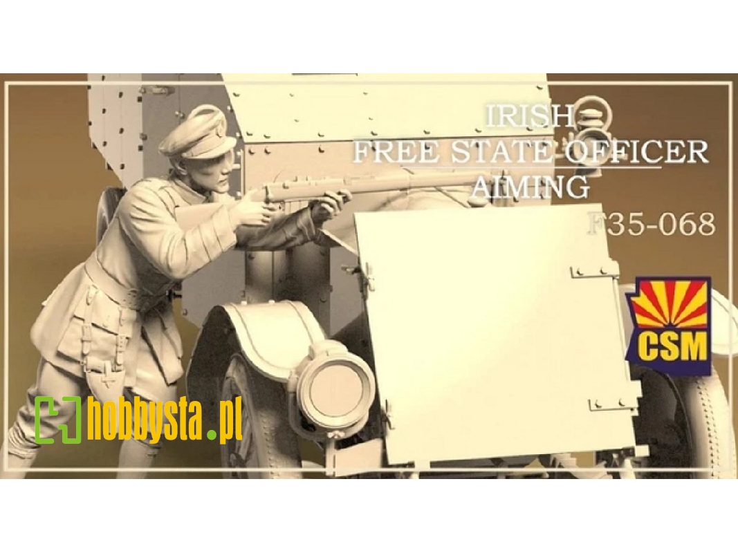 Irish Free State Officer Aiming (1 Figure / 3d-printed) - image 1