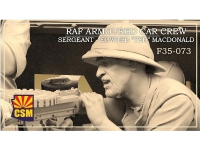 Raf Armoured Car Crew Sergeant Edward "ted" Macdonald - image 1