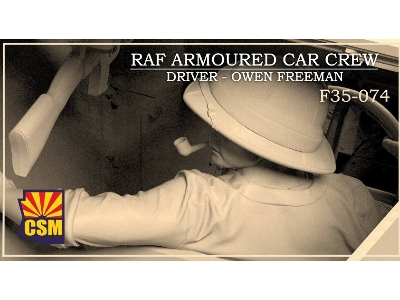 Raf Armoured Car Crew Driver - Owen Freeman (1 Figure / 3d-printed) - image 1
