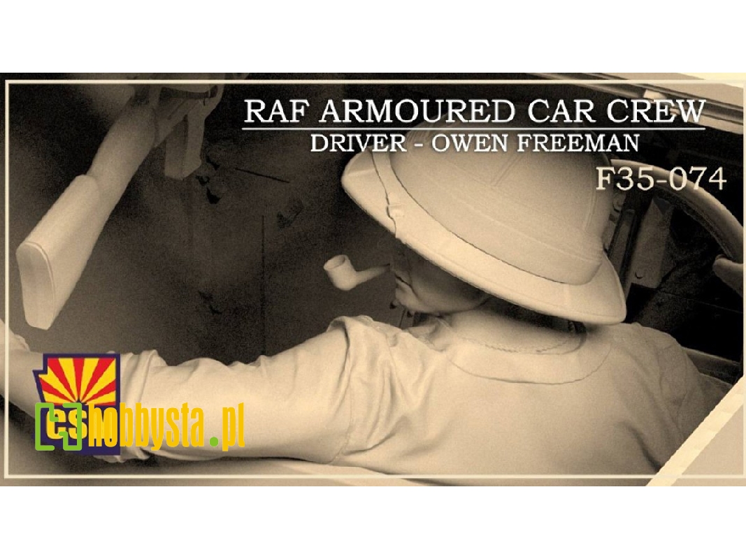 Raf Armoured Car Crew Driver - Owen Freeman (1 Figure / 3d-printed) - image 1