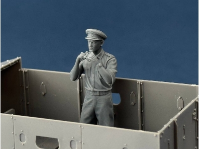 Raf Armoured Car Crew Driver - F/L Robert Evans (1 Figure / 3d-printed) - image 3