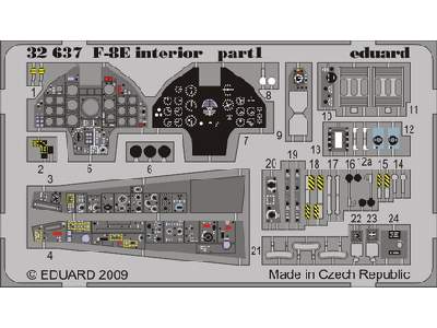 F-8E interior S. A. 1/32 - Trumpeter - image 1