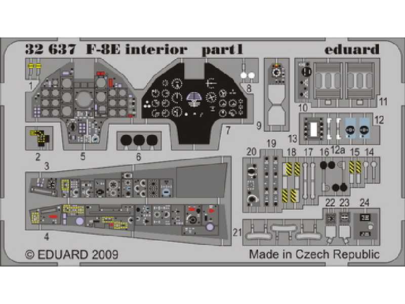 F-8E interior S. A. 1/32 - Trumpeter - image 1