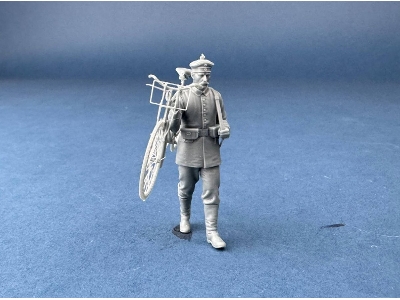 German Cyclist Carrying Bicycle (3d-printed) - image 2