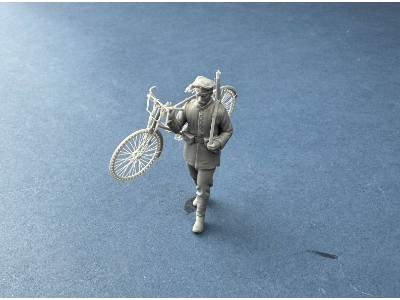 German Cyclist Carrying Bicycle (3d-printed) - image 3