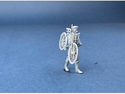 German Cyclist Carrying Bicycle (3d-printed) - image 6