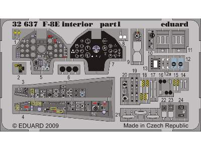 F-8E interior S. A. 1/32 - Trumpeter - image 2