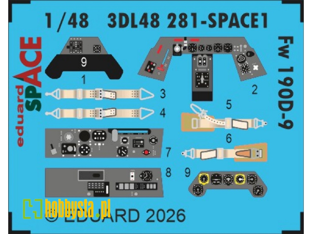 Focke Wulf Fw-190 D-9 - Space Set (For Miniart Kits) - image 1