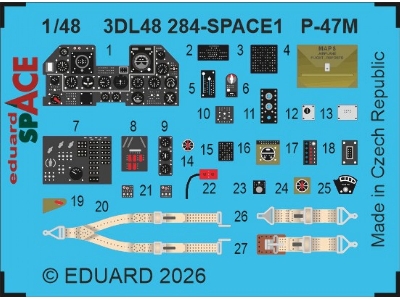 Republic P-47 M Thunderbolt - Space Set (For Tamiya Kits) - image 1