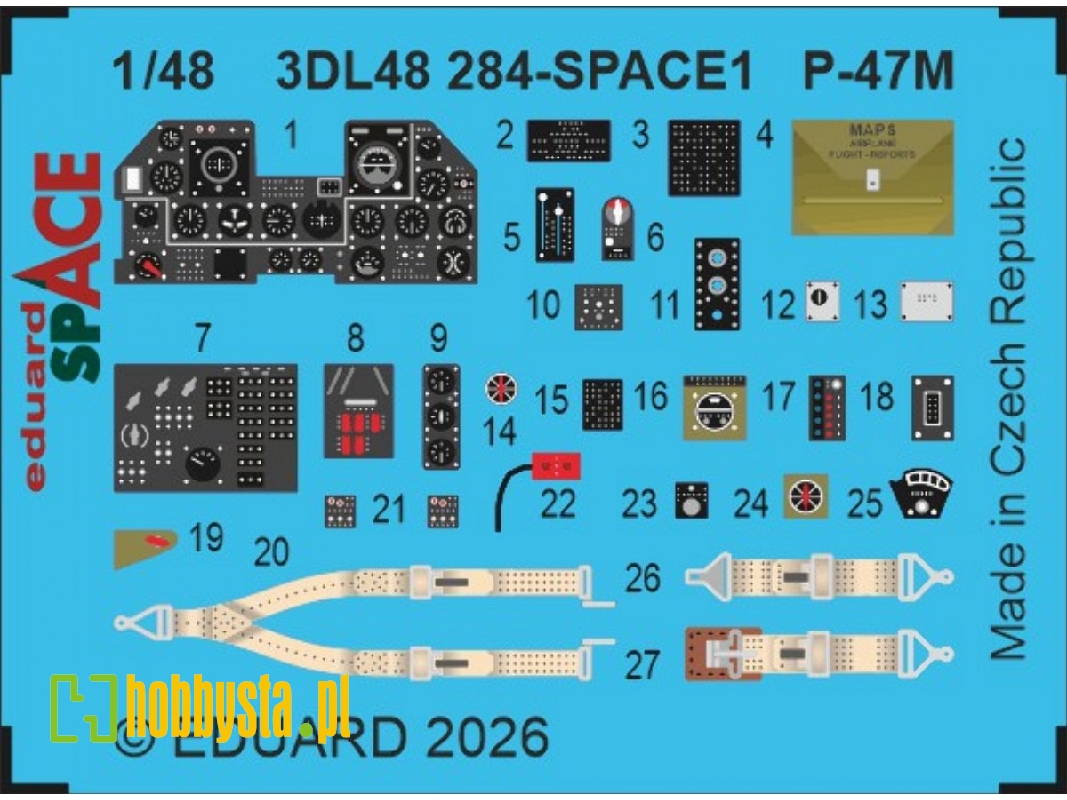 Republic P-47 M Thunderbolt - Space Set (For Tamiya Kits) - image 1