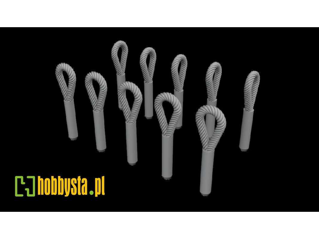 German Wwii Towing Cable Eyes (3d-printed) - image 1