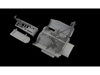 Lockheed Martin F-16 C - Wheel Bays & Legs Standard (For Tamiya Kits / 3d-printed) - image 2