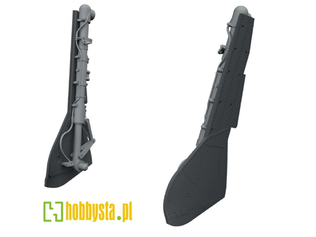 Focke Wulf Fw-190 D-9 - Undercarriage Legs (For Miniart Kits / 3d-printed) - image 1
