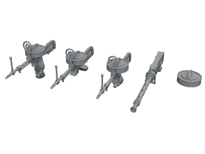 Handley Page Hampden B Mk.I - Guns Set (For Icm Kits / 3d-printed) - image 1