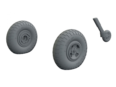 Supermarine Spitfire Mk.Ix  - Wheels Set (For Airfix Kits) - image 1