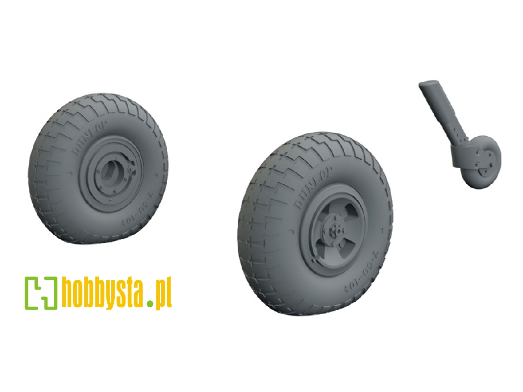 Supermarine Spitfire Mk.Ix  - Wheels Set (For Airfix Kits) - image 1