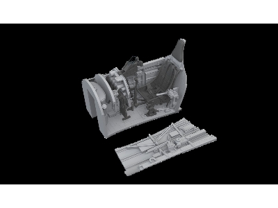 Curtiss P-40 K - Cockpit Set (For Eduard Kits / 3d-pritned) - image 1