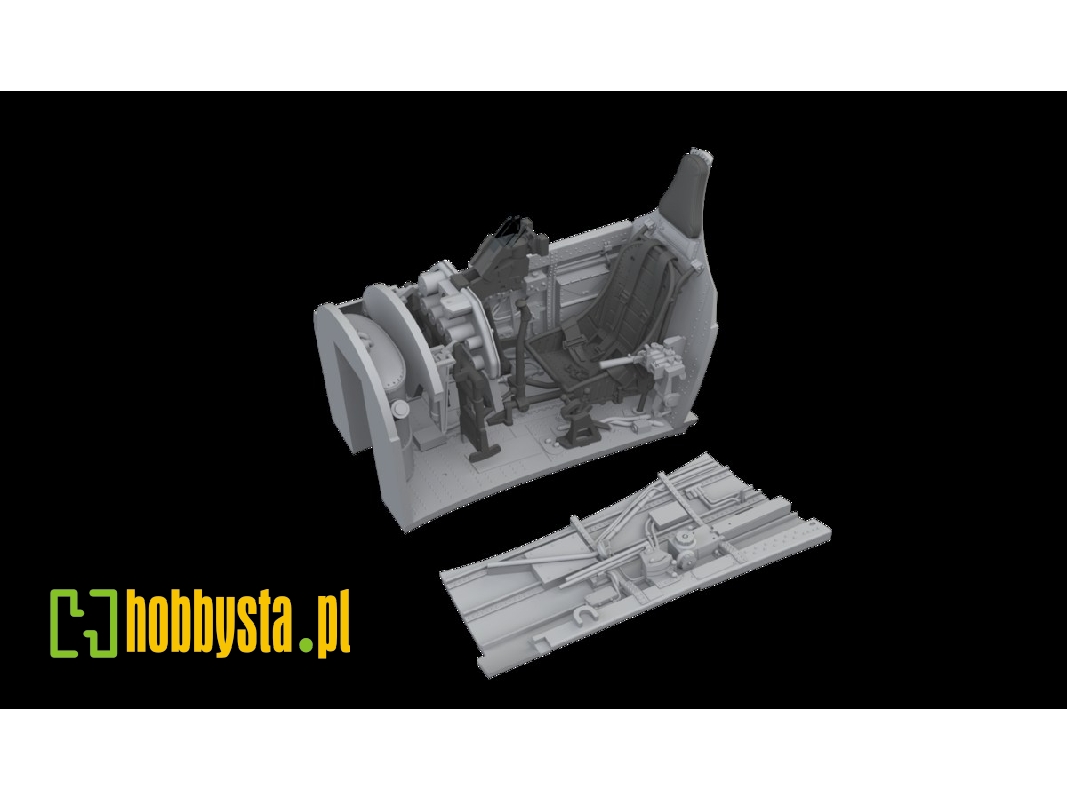 Curtiss P-40 K - Cockpit Set (For Eduard Kits / 3d-pritned) - image 1