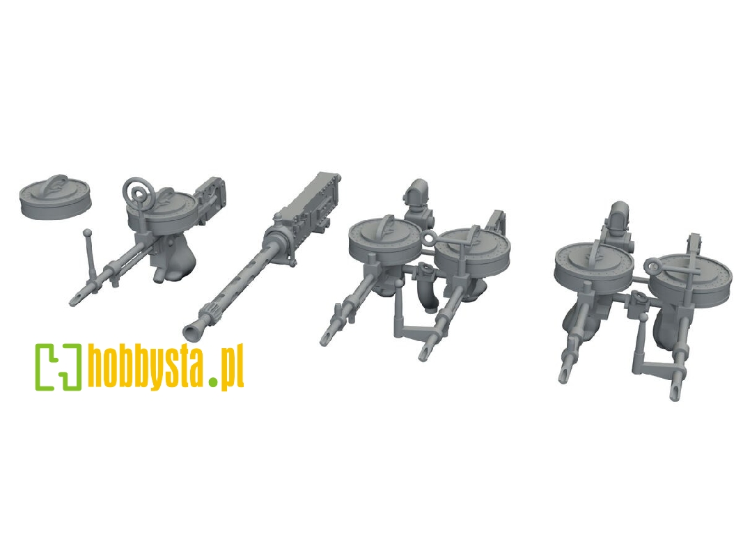 Handley Page Hampden Tb Mk.I - Guns Set (For Icm Kits / 3d-printed) - image 1