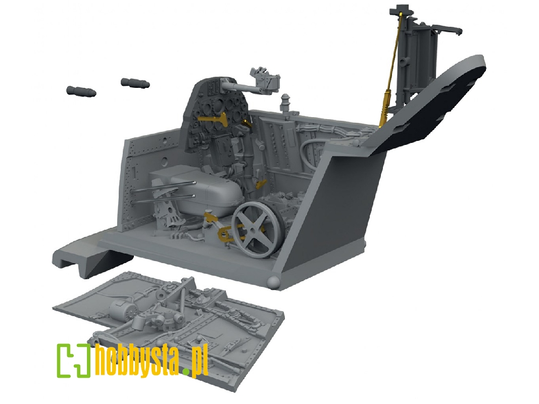 Messerschmitt Bf-109 K-4 - Cockpit (For Eduard Kits / 3d-printed) - image 1