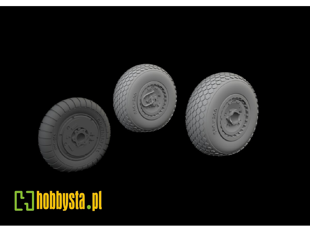 Messerschmitt Me-262 - Wheels Set (For Arma Hobby Kits) - image 1