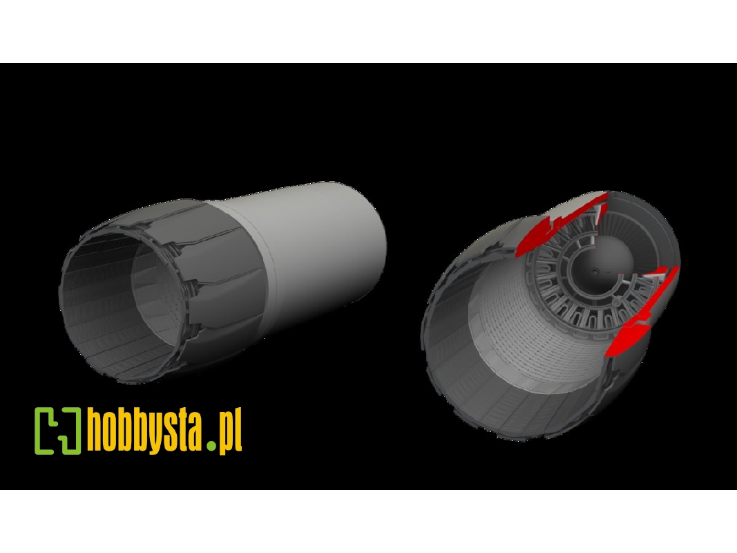 Grumman F-14 D Tomcat - Exhaust Nozzles (For Tamiya Kits / 3d-printed) - image 1
