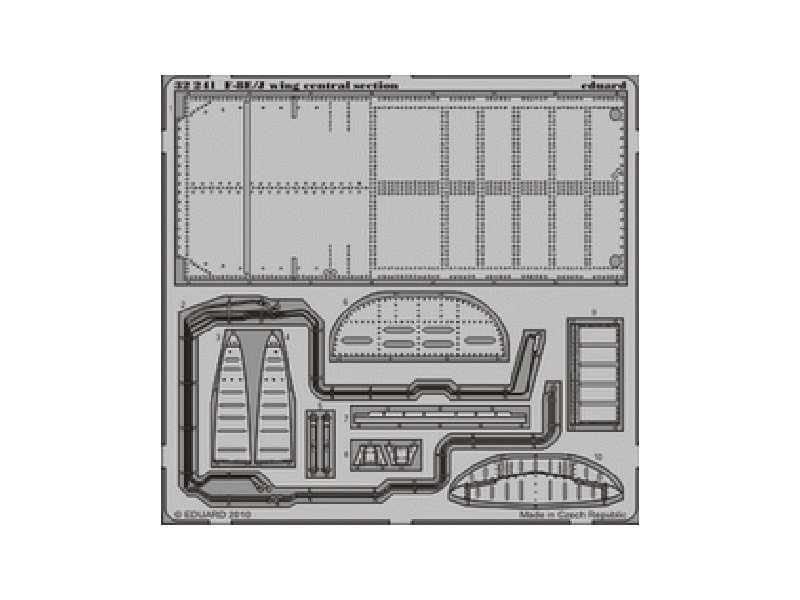 F-8E/ J wing central section 1/32 - Trumpeter - image 1