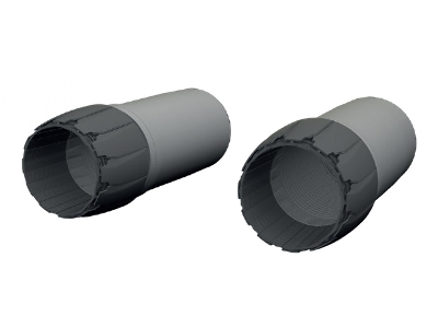 Grumman F-14 D Tomcat - Exhaust Nozzles (For Tamiya Kits / 3d-printed) - image 2