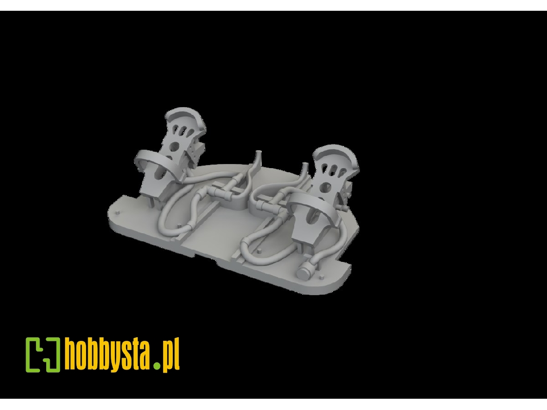 Messerschmitt Me-262 A - Rudder Pedals (For Arma Hoby Kits / 3d-printed) - image 1
