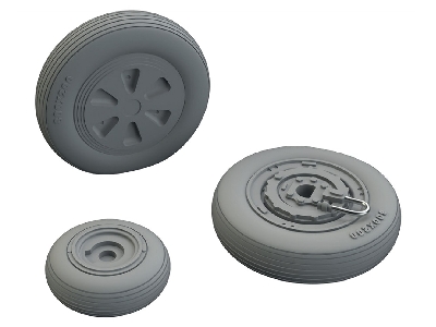 Mig-21 R - Wheels Set (For Eduard Kits) - image 1