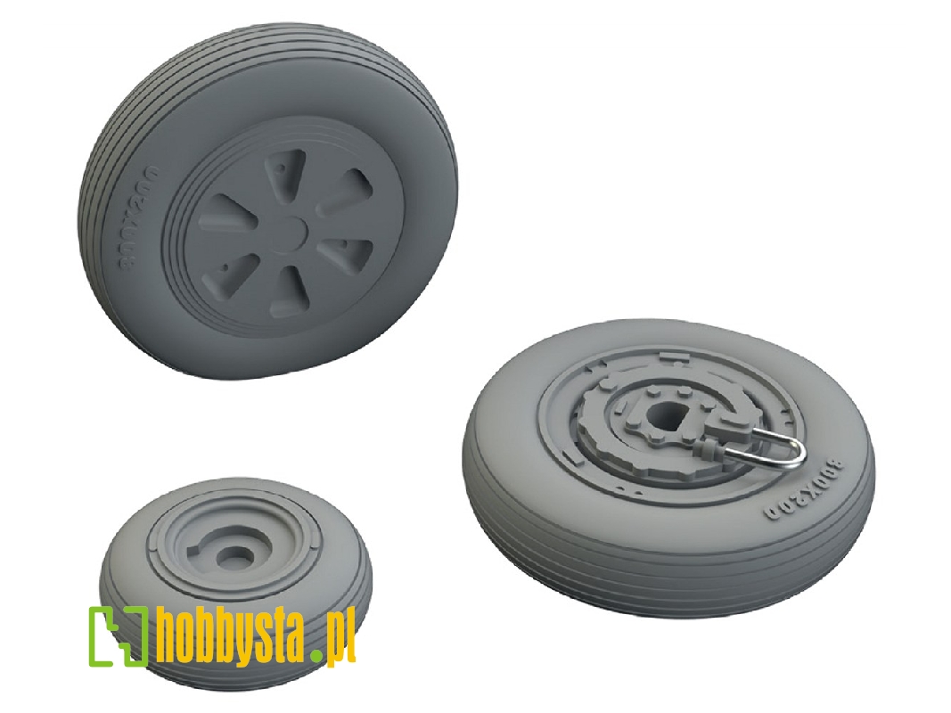 Mig-21 R - Wheels Set (For Eduard Kits) - image 1