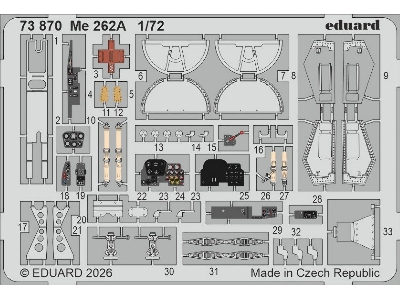 Messerschmitt Me-262 A - Pe Parts (For Arma Hobby Kits) - image 1