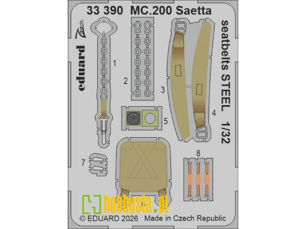 Macchi Mc.200 Saetta - Big Ed Set (For Italeri Kits) - image 1