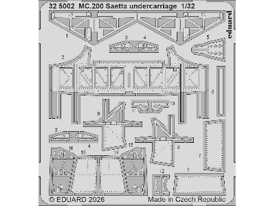 Macchi Mc.200 Saetta - Big Ed Set (For Italeri Kits) - image 4