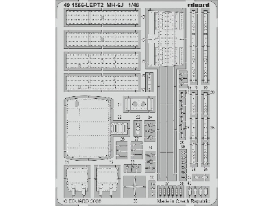 Hughes Mh-6 J - Big Ed Set (For Icm Kits) - image 2
