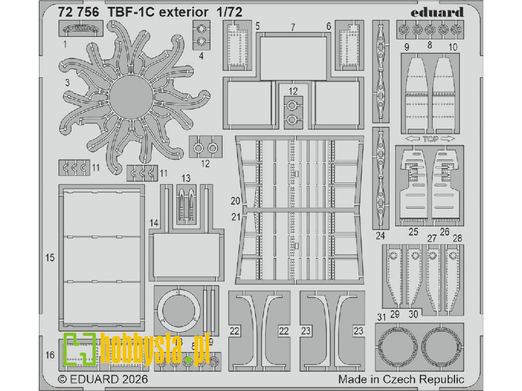 Grumman Tbf-1c Avenger - Big Ed Set (For Hobby Boss Kits) - image 1