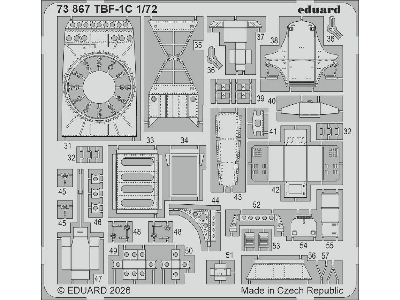 Grumman Tbf-1c Avenger - Big Ed Set (For Hobby Boss Kits) - image 4