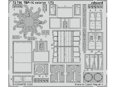 Grumman Tbf-1c Avenger (Folded Wings) - Big Ed Set (For Hobby Boss Kits) - image 5