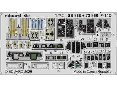 Grumman F-14 D Tomcat - Big Ed Set (For Tamiya Kits) - image 3