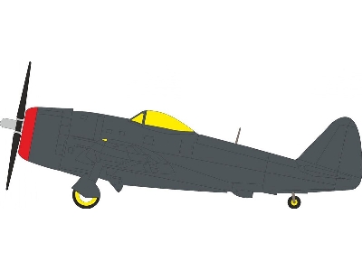 Republic P-47 M Thunderbolt - Tface Mask Set (For Tamiya Kits) - image 1