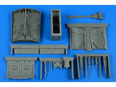 Lockhhed F-104 D & F Early Starfighter - Wheel Bay (For Italeri Kits) - image 1