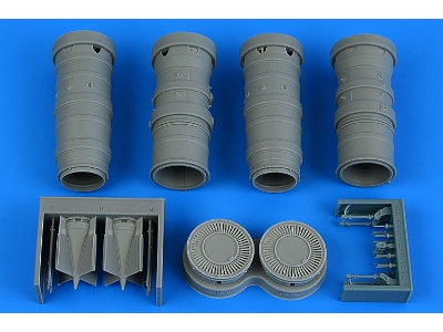 Gloster Meteor F.8 / Fr.9 - Exhaust Nozzles (For Revell Kits) - image 1