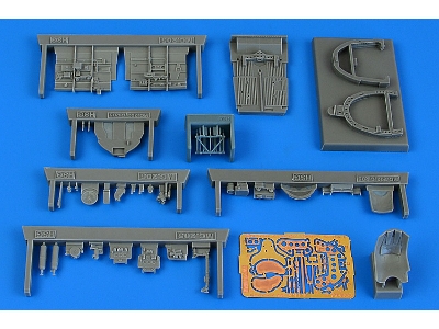 Macchi C.205v Veltro Serie I - Cockpit Set (For Hasegawa Kits) - image 1