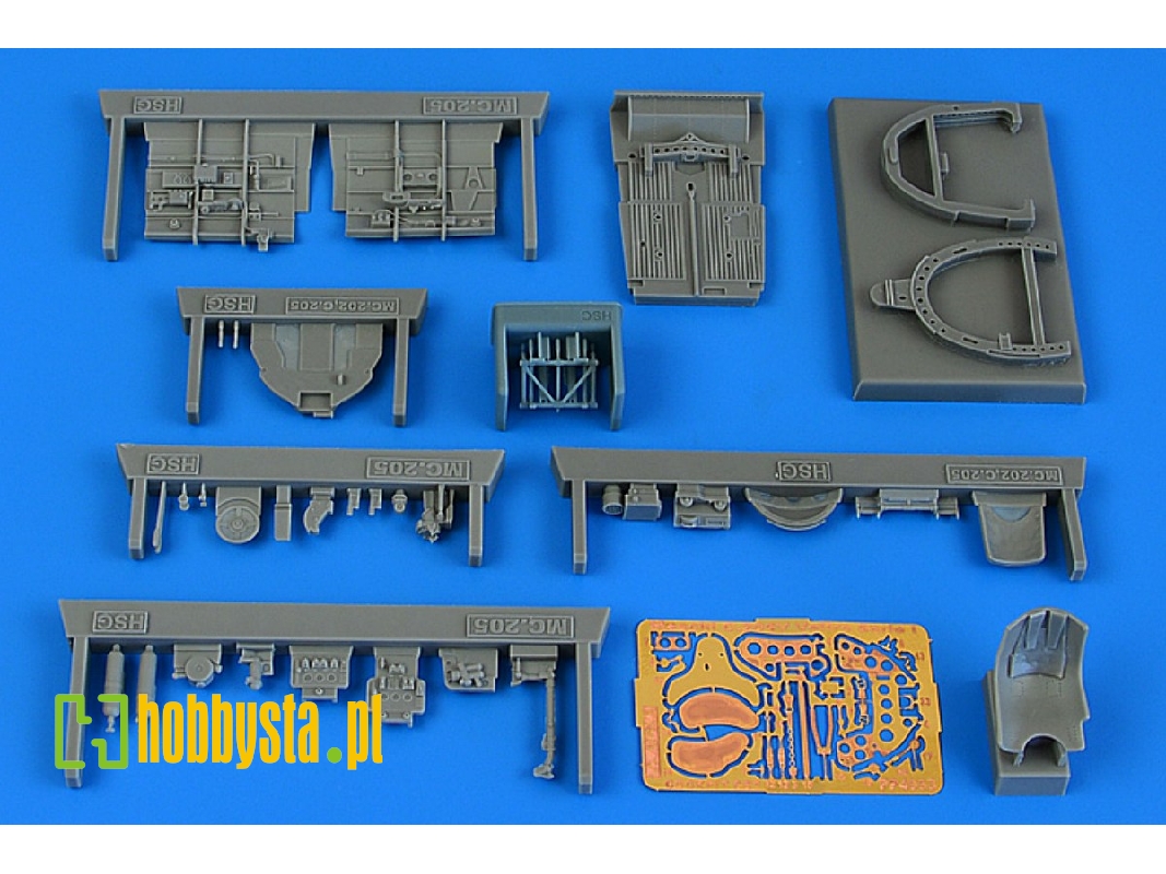 Macchi C.205v Veltro Serie I - Cockpit Set (For Hasegawa Kits) - image 1