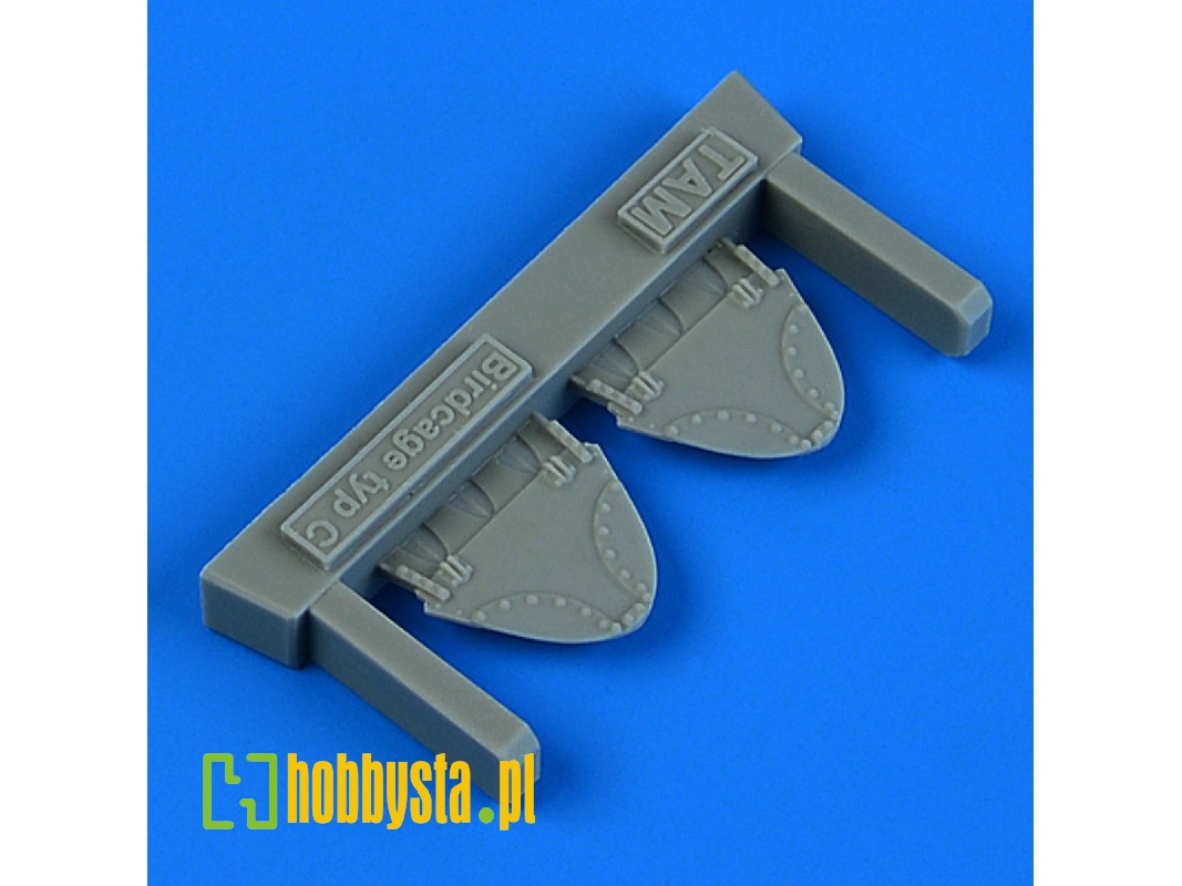 Vought F4u-1 Corsair (Bird Cage ) - Headrest Type C (For Tamiya Kits) - image 1